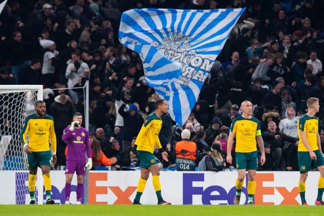 Celtic fans haven't been able to travel to a European away match since the Europa League clash with Copenhagen in February 2020. Picture: SNS