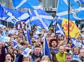 Pro-independence supporters may end up being disappointed despite Nicola Sturgeon's rhetoric (Picture: Jeff J Mitchell/Getty Images)