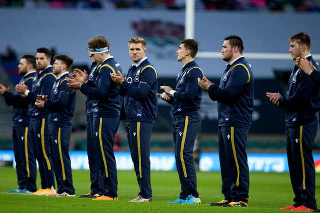 Scotland players faced criticism for not kneeling ahead of England game. Picture: SNS