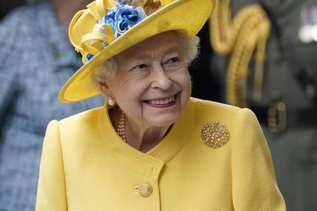 Queen Elizabeth II at Paddington station in London, to mark the completion of London's Crossrail project. Picture: Andrew Matthews/PA Wire