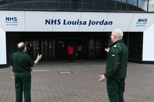 The NHS Louisa Jordan will be open to take patients from tomorrow.