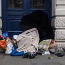 People sleeping in doorways is becoming an increasingly common sight (Picture: Chris J Ratcliffe/Getty Images)