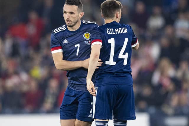 John McGinn has been benched for Aston Villa's last three matches and Billy Gilmour has managed only 14 minutes of action for Brighton since his summer move from Chelsea. (Photo by Ross MacDonald / SNS Group)