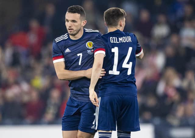 John McGinn has been benched for Aston Villa's last three matches and Billy Gilmour has managed only 14 minutes of action for Brighton since his summer move from Chelsea. (Photo by Ross MacDonald / SNS Group)