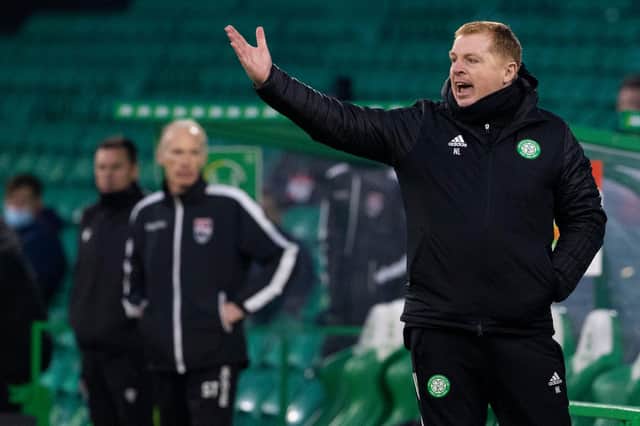 Celtic manager Neil Lennon during the Betfred Cup defeat to Ross County on Sunday (Photo by Alan Harvey / SNS Group)