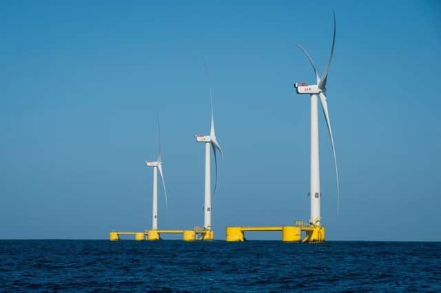 ScotWind is planning floating wind farms in deep waters off Scotland (Picture: Miguel Riopa/AFP via Getty Images)