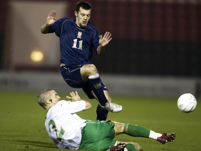 Consistent and impressive for the under 21 and B squad, there were calls for the former Celtic winger to be included in the Scotland squad in late 2007. However, Wallace would make one full international appearance for Scotland, in a friendly match with Japan in October 2009.