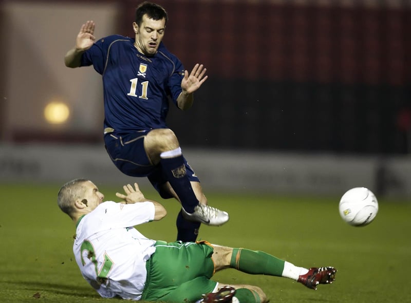 Consistent and impressive for the under 21 and B squad, there were calls for the former Celtic winger to be included in the Scotland squad in late 2007. However, Wallace would make one full international appearance for Scotland, in a friendly match with Japan in October 2009.