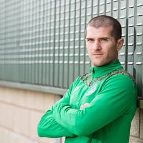 Hibs midfielder Alex Gogic.