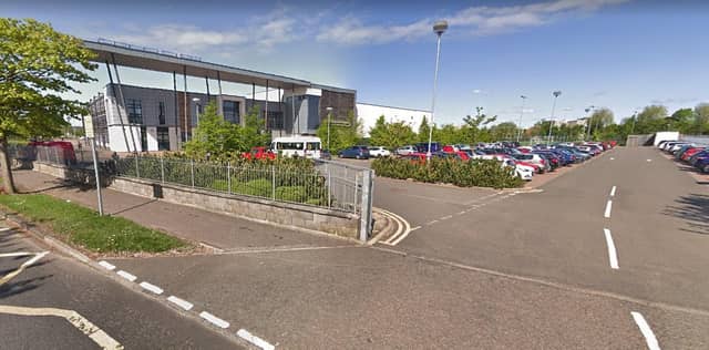 An intruder reportedly entered the school on Tuesday.