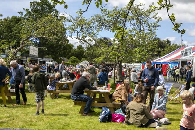 The Borders Book Festival will be returning to Harmony Garden in Melrose in June. Picture: Lloyd Smith