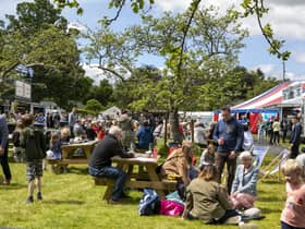 The Borders Book Festival will be returning to Harmony Garden in Melrose in June. Picture: Lloyd Smith