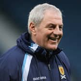 Walter Smith handed Scott Brown his first Scotland cap in 2005. (Photo by Jeff J Mitchell/Getty Images)