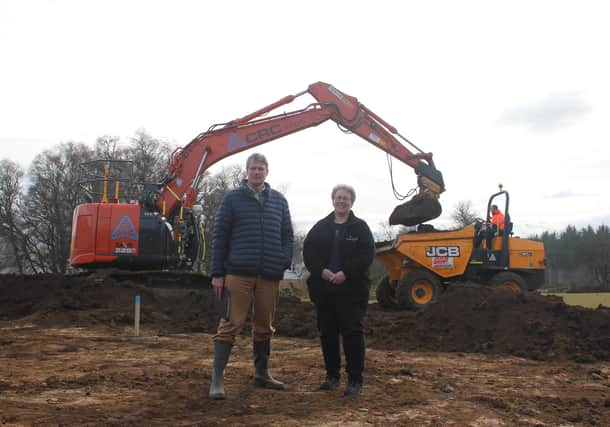 Seed Box chair Guy Haslam and director Belinda Rowlands visit the new site.