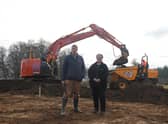 Seed Box chair Guy Haslam and director Belinda Rowlands visit the new site.