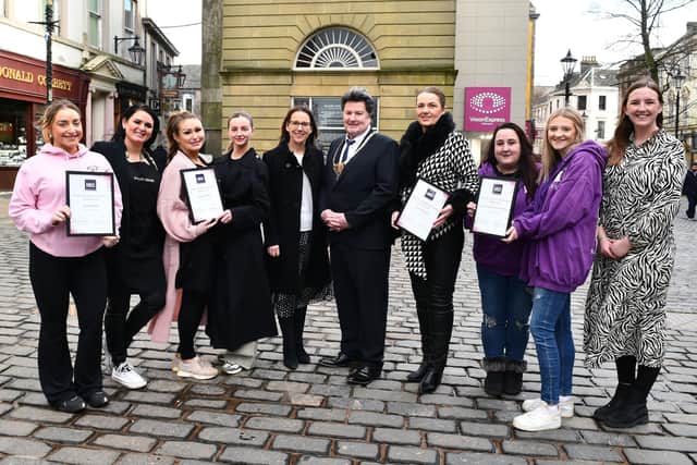 Falkirk traders whose efforts have won awards (Picture: Michael Gillen)
