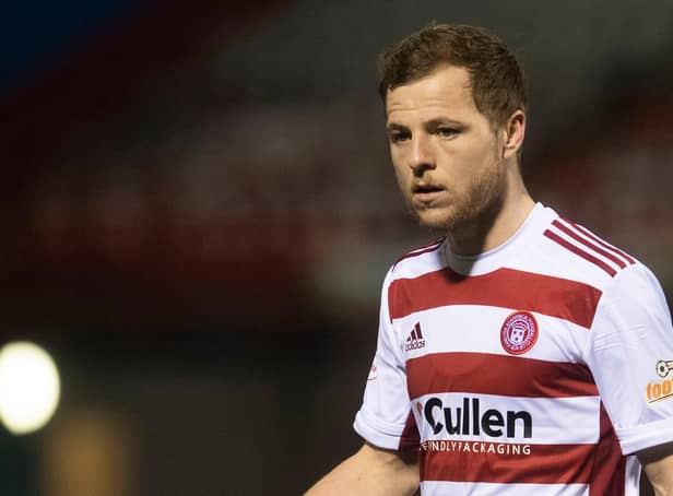 Bruce Anderson has been on loan at Hamilton Accies since January. Picture: SNS