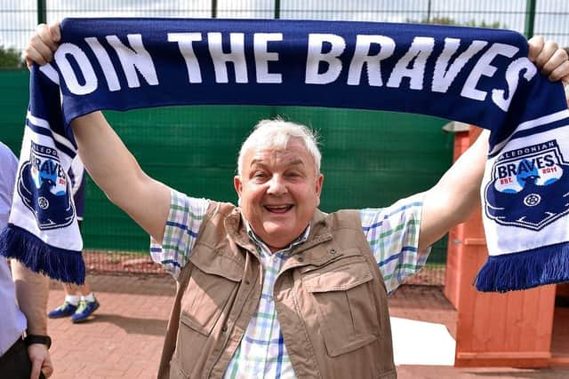 A Caledonian Braves fan