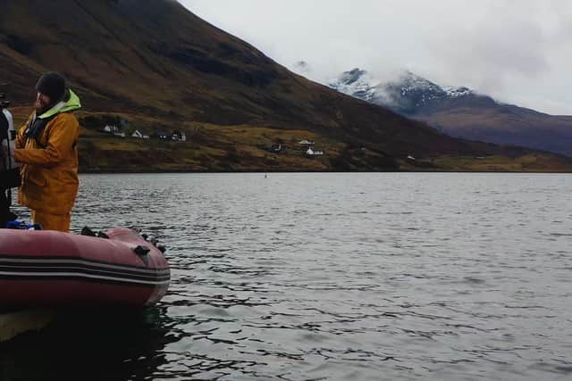 The Oakes family who dive for scallops and harvest seaweed in the north west Highlands picture: Gregor D Sinclair