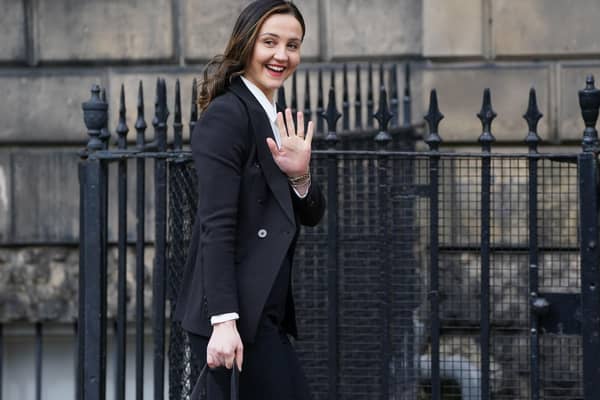 Net Zero and Just Transition Secretary Mairi McAllan arriving for her first Cabinet meeting at Bute House in Edinburgh on Wednesday (Picture: Andrew Milligan/PA Wire)