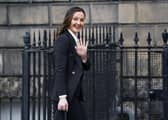 Net Zero and Just Transition Secretary Mairi McAllan arriving for her first Cabinet meeting at Bute House in Edinburgh on Wednesday (Picture: Andrew Milligan/PA Wire)