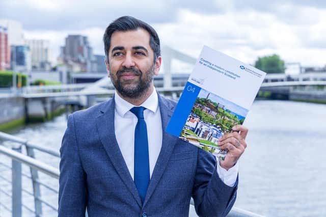 The SNP's latest prospectus for a 'New Scotland' - held by First Minister Humza Yousaf -fails to address the matters voters really care about, says reader (Picture: Robert Perry - Pool/Getty Images)