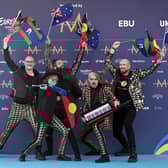 Australia's 2023 Eurovision Song Contest representatives Voyager during the Liverpool Opening Ceremony Turquoise Carpet. Photo: Getty Images