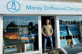 Andy Dodds, owner of Moray Driftwood Designs, which is among the small businesses being visited by the Small Business Saturday roadshow.