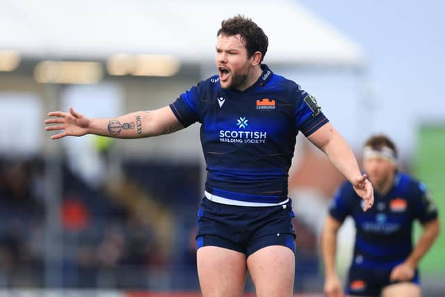 Edinburgh's Ewan Ashman is looking forward to facing rivals Glasgow Warriors at Murrayfield on Saturday. (Photo by Ewan Bootman / SNS Group)