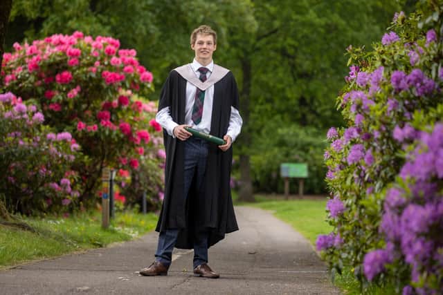 Duncan Scott won't rule out a return to academia for his Masters degree - but swimming comes first. (Jeff Holmes / University of Stirling)