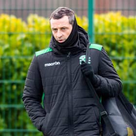 Hibs boss Jack Ross.