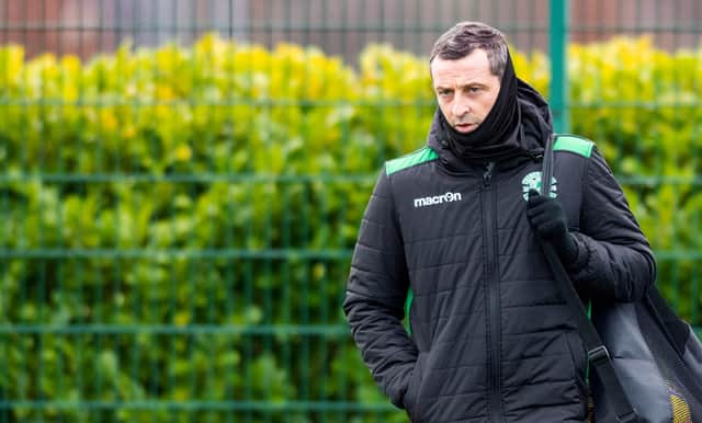 Hibs boss Jack Ross.