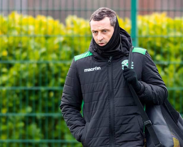 Hibs boss Jack Ross.