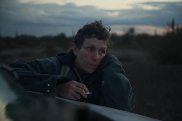 Frances McDormand in Nomadland PIC: Joshua James Richards. © 2020 20th Century Studios