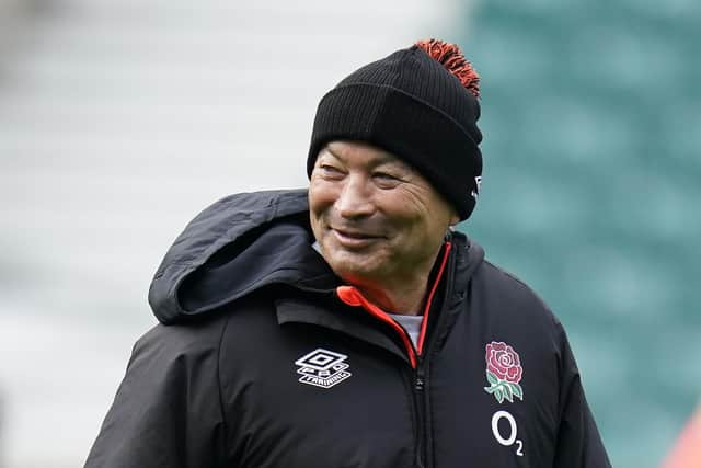 England coach Eddie Jones has questioned Scotland's ability to cope with the burden of expectation. Picture: Andrew Matthews/PA