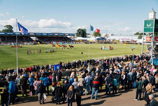 This year marks the Royal Highland Show’s 200th anniversary and the first full show at Ingliston since 2019, pictured above.