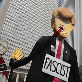 US President Joe Biden has described Maga Trumpism as 'semi-fascist' (Picture: Scott Olson/Getty Images)