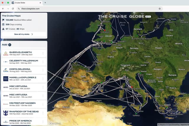The Cruise Globe digital platform