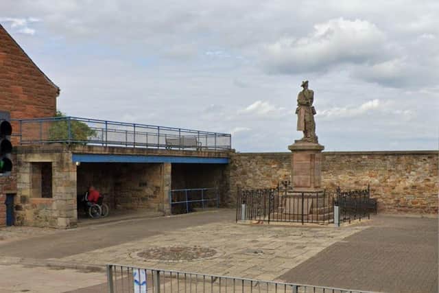 The war memorial as it currently looks