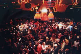 Packed in  --- the dancefloor at Amadeus in Aberdeen which had a capacity of 2,100. The superclub lasted five years and is now a branch of homeware store The Range. PIC: Laura Hughes.