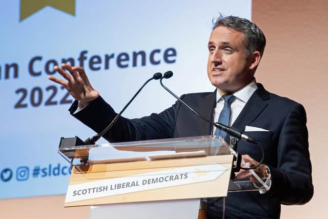 Alex Cole-Hamilton, the leader of the Scottish Liberal Democrats
