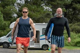 Outlander's Sam Heughan and Graham McTavish in season two of Men In Kilts: A Roadtrip With Sam And Graham, in which the adventure-seeking duo explore New Zealand. The book of the trip, Clanlands in New Zealand: Kiwis, Kilts and an Adventure Down Under by Sam Heughan and Graham McTavish is published by Radar, hardback, £22 - Pic: Starz Entertainment, LLC/Geoffrey Short