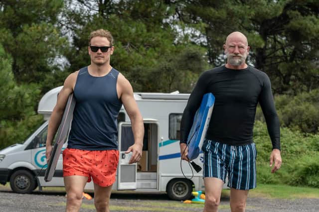 Outlander's Sam Heughan and Graham McTavish in season two of Men In Kilts: A Roadtrip With Sam And Graham, in which the adventure-seeking duo explore New Zealand. The book of the trip, Clanlands in New Zealand: Kiwis, Kilts and an Adventure Down Under by Sam Heughan and Graham McTavish is published by Radar, hardback, £22 - Pic: Starz Entertainment, LLC/Geoffrey Short