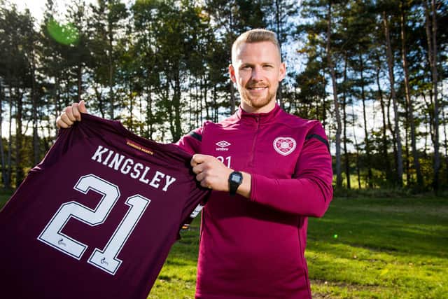 Stephen Kingsley signed a one-year deal with hearts earlier this week. Picture: SNS