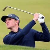 Nairn amateur Calum Scott plays a shot on the sixth hole on day one of The 152nd Open at Royal Troon. Picture: Kevin C. Cox/Getty Images.