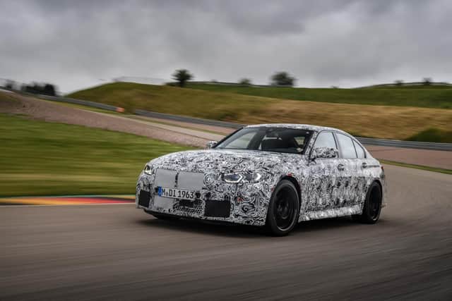 The BMW M3 saloon is due to be unveiled in September