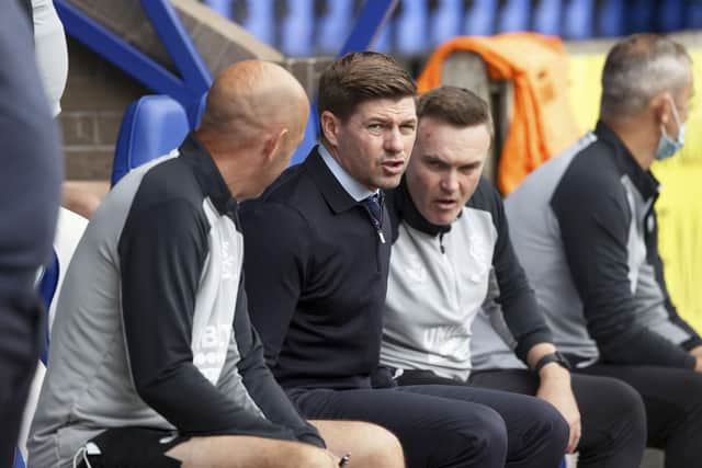 Gary McAllister, left, and Tom Culshaw, right, are among the staff to join ex-Rangers boss Steven Gerrard in departing Villa Park.