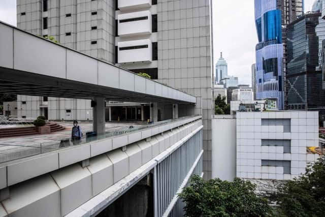 The high court in Hong Kong, where the government sought the city's court to impose an injunction to ban "Glory to Hong Kong", a song born out of the pro-democracy demonstrations in 2019. Picture: AFP via Getty Images
