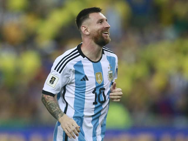 Argentina forward Lionel Messi.