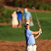 Rory McIlroy plays a shot on the 18th hole during the second round of The Players' Championship at TPC Sawgrass in Ponte Vedra Beach, Florida. Picture: Sam Greenwood/Getty Images.
